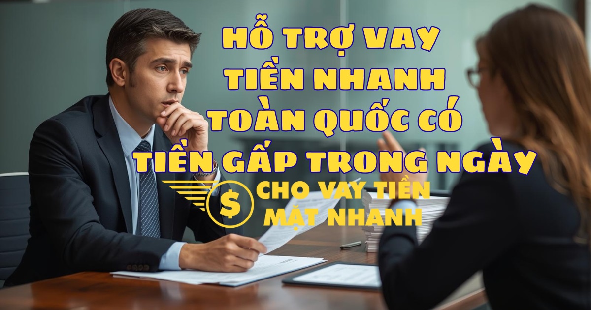 Chuyên viên tư vấn dịch vụ vay nhanh toàn quốc không thế chấp và không thẩm định người thân.