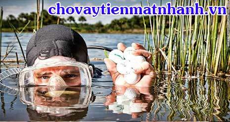 Nghề vớt bóng golf dưới hồ đem lại thu nhập tiền tỷ mỗi năm