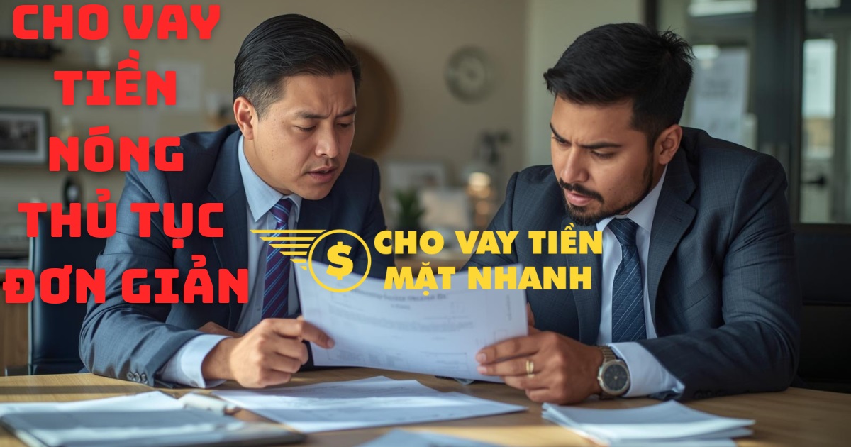 Chuyên viên tư vấn dịch vụ cho vay tiền nóng giải ngân nhanh cho khách hàng đang cần tiền gấp.