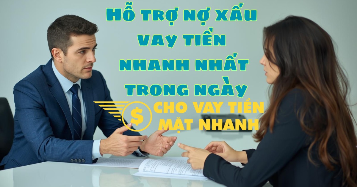 Chuyên viên tư vấn thủ tục vay tiền nóng hỗ trợ nợ xấu giải ngân nhanh 15 phút cho khách hàng.