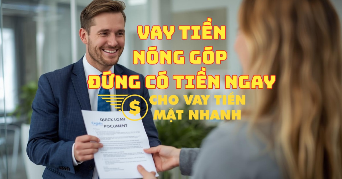 Vay tiền nóng góp đứng
