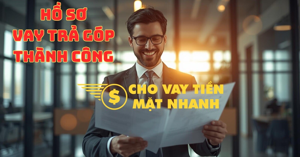 Hồ sơ vay vốn kinh doanh trả góp được duyệt, khách hàng sẵn sàng nhận vốn vay kinh doanh.