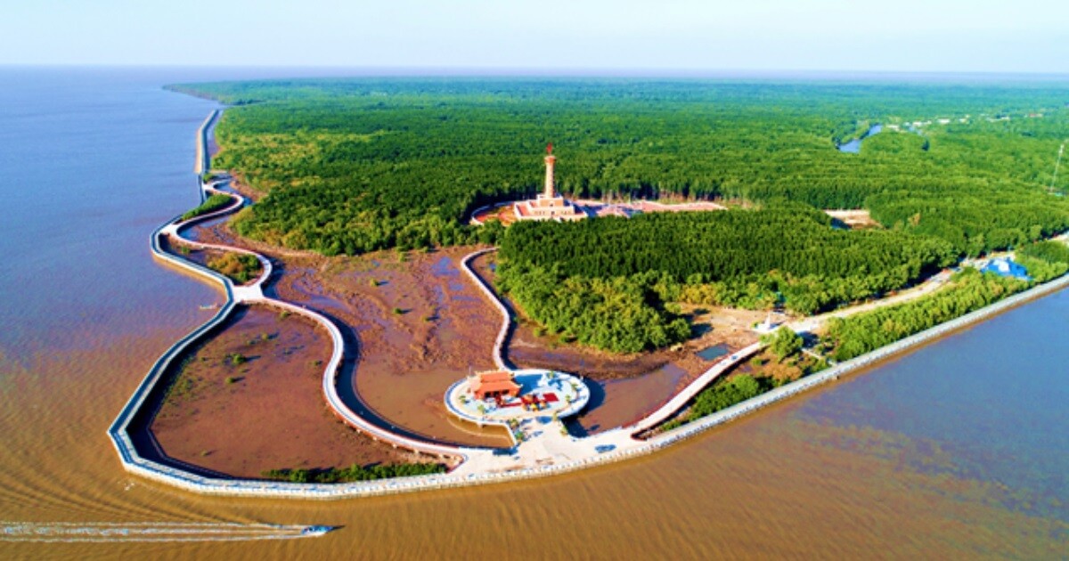 Cảnh Mũi Cà Mau – Điểm cực Nam Tổ quốc, nơi chúng tôi cung cấp dịch vụ vay tiền Cà Mau uy tín, hỗ trợ bà con.