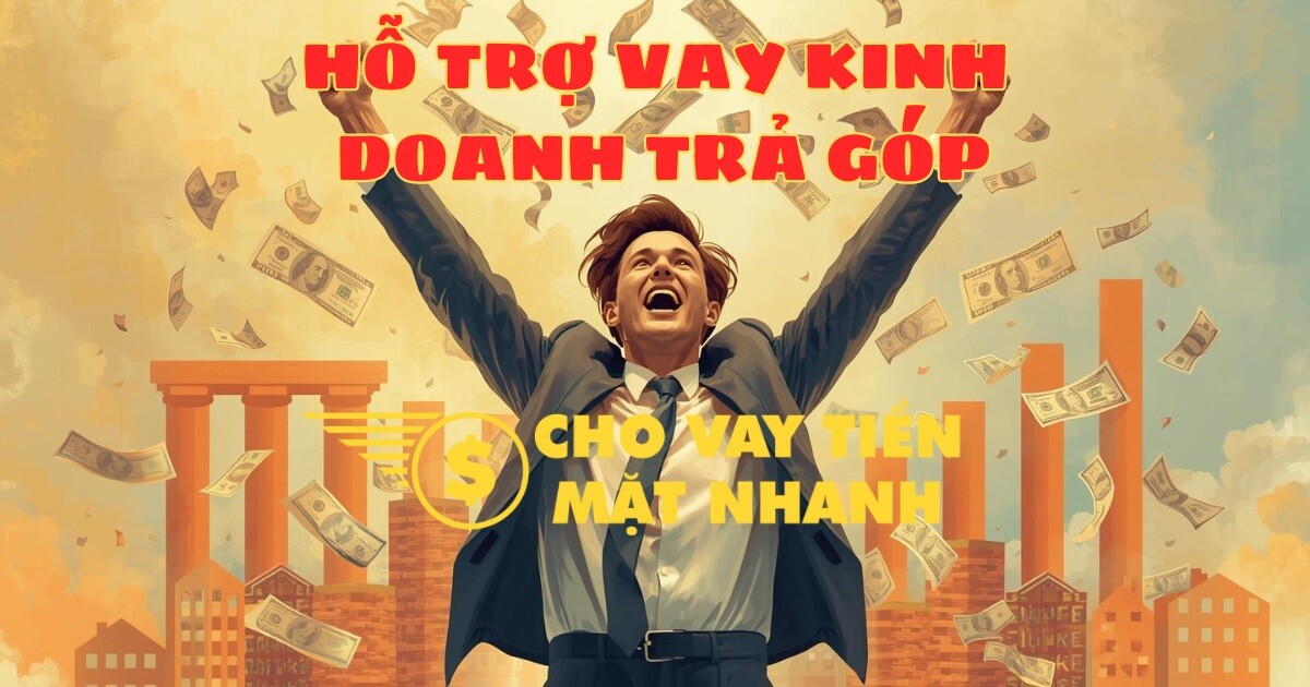 khách hàng vay vốn kinh doanh thành công, nhận được nguồn vốn vay kinh doanh trả góp linh hoạt.