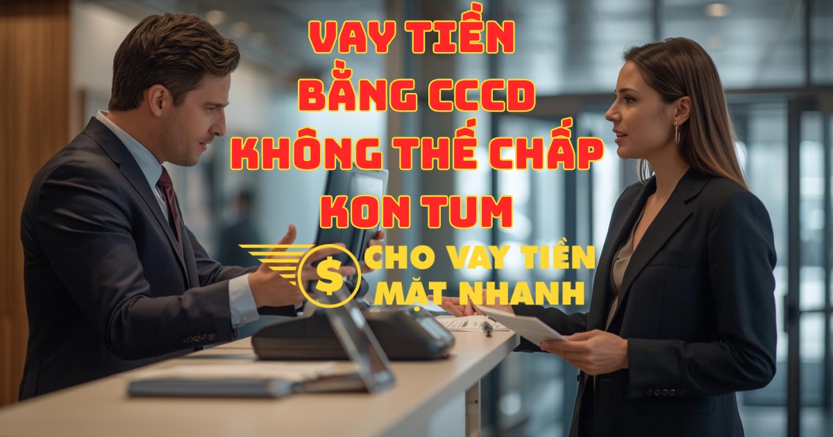 Chuyên viên hỗ trợ làm hồ sơ vay tiền gấp cho khách hàng tại Kon Tum, đảm bảo quy trình vay tiền Kon Tum nhanh chóng, hiệu quả.