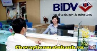 Vay tín chấp ngân hàng BIDV